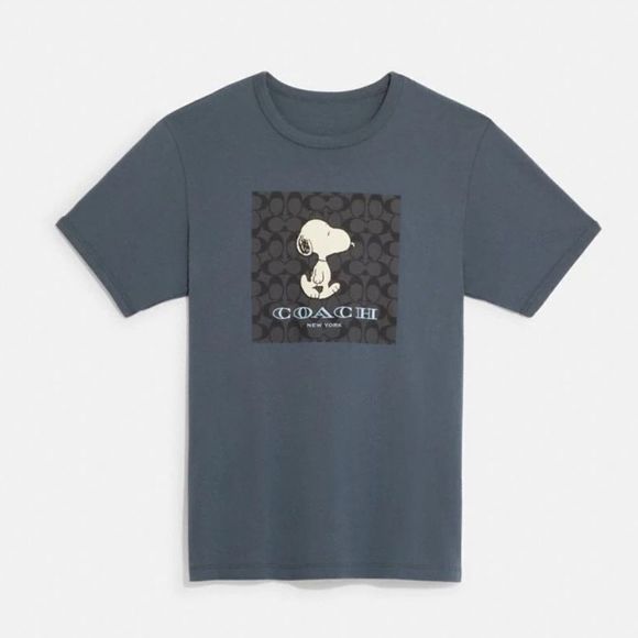 NWT Coach X Peanuts Signature Snoopy T‎ Shirt size S - Picture 1 of 10